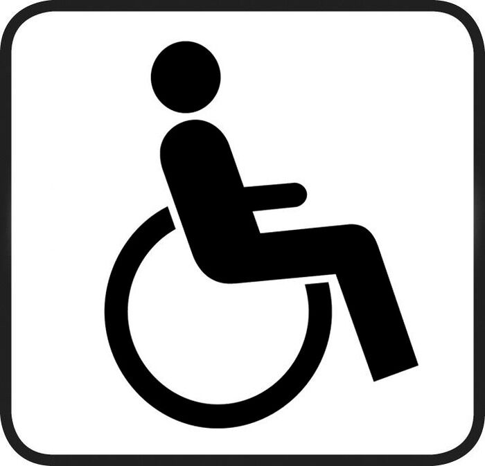 Behindertentoilette Tourist-Service Kalifornien