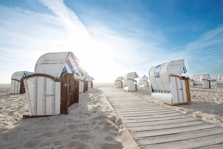 Strandkörbe am Travemünde Kurstrand