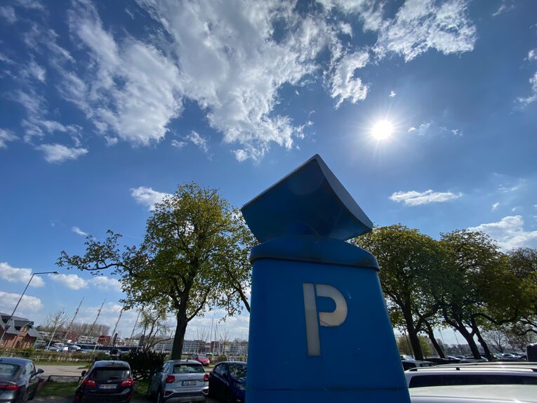 Parkplatz in Travemünde