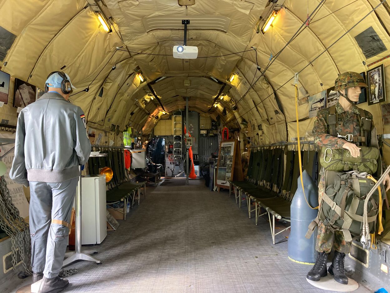 Transall Civil Transall C-160 in Hohn – Militärflugzeug zum Anfassen: SH-Tourismus