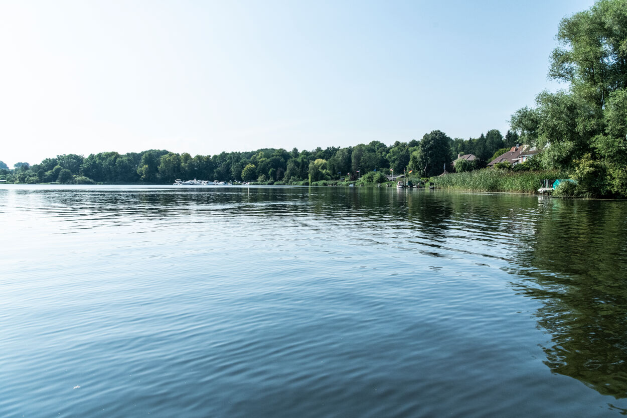 Ein See in der Nähe von Mölln