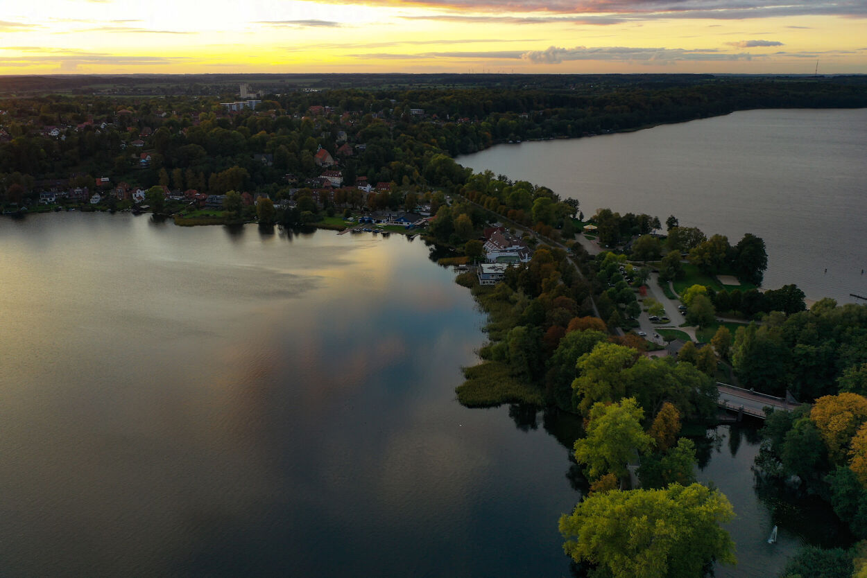 Luftaufnahme vom Ratzeburger See