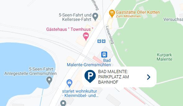 Bad Malente_Parkplatz am Bahnhof