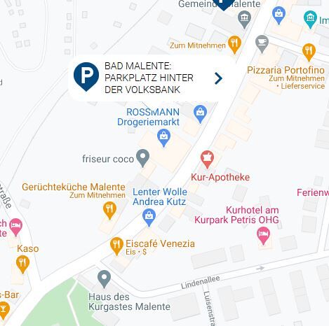 Bad Malente_Parkplatz hinter der Volksbank