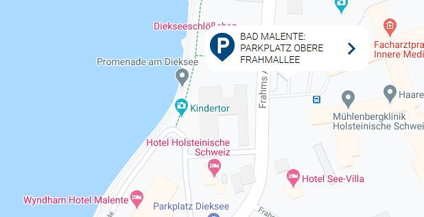 Bad Malente_Parkplatz Obere Frahmallee