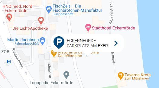 Eckernförde_Parkplatz am Exer