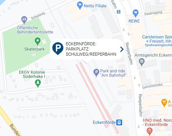 Eckernförde_Parkplatz Schulweg-Reeperbahn