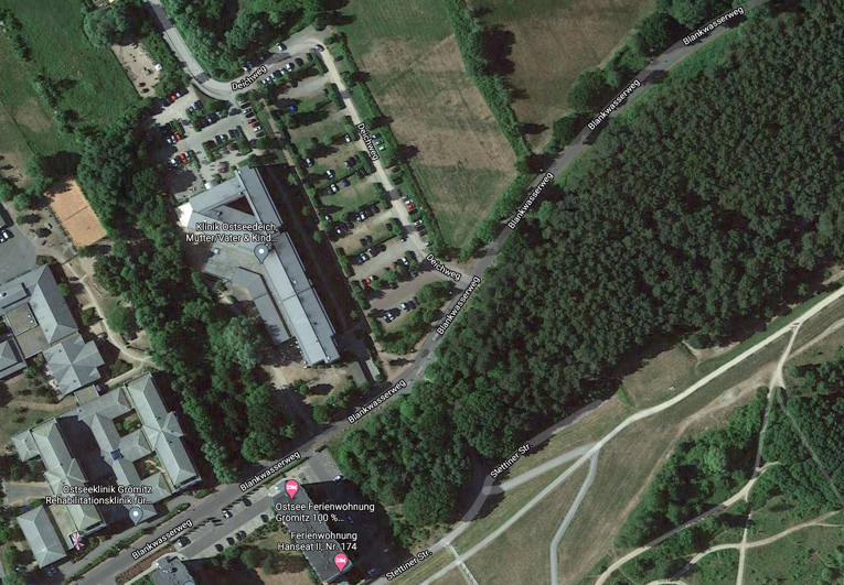 Grömitz_Parkplatz Lenstrstrand Mutter Kind Kliniken