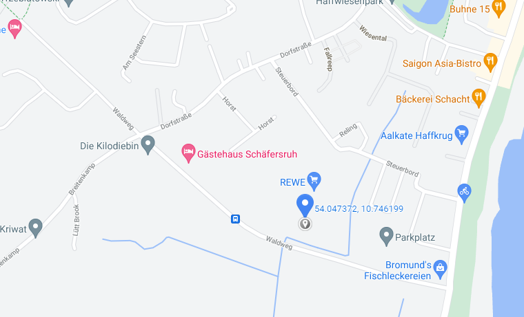 Haffkrug_Parkplatz Waldweg