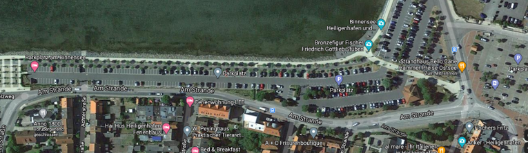 Heiligenhafen_Kostenloser Parkplatz am Strande