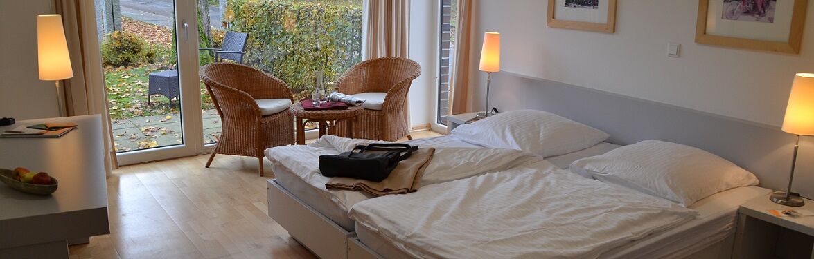Zimmer im Gästehaus -  Urlaub an der Nordsee im  Christian Jensen Kolleg 