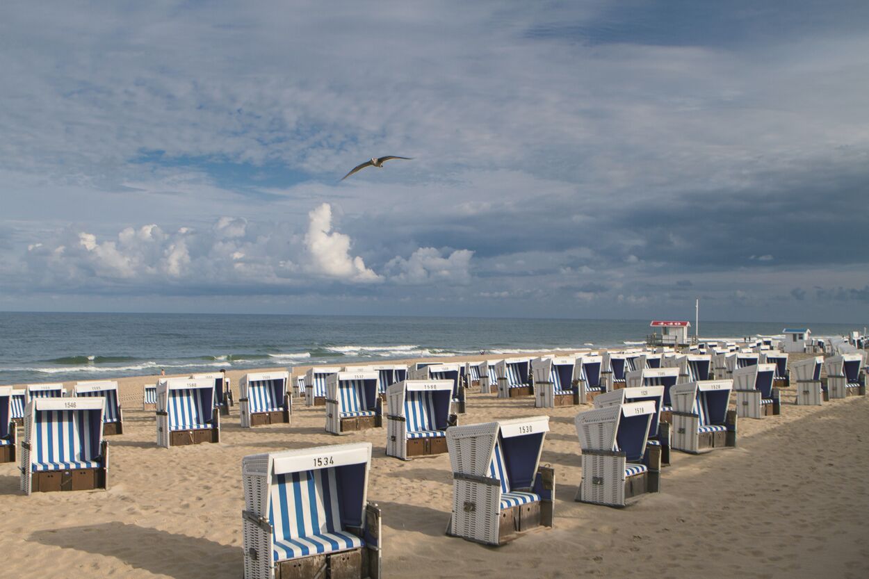 Der Strand in Westerland
