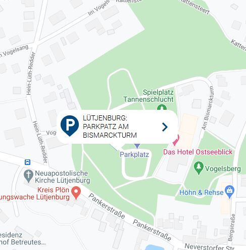 Lütjenburg_Parkplatz am Bismarckturm