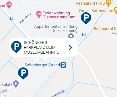 Schönberg_Parkplatz beim Museumsbahnhof