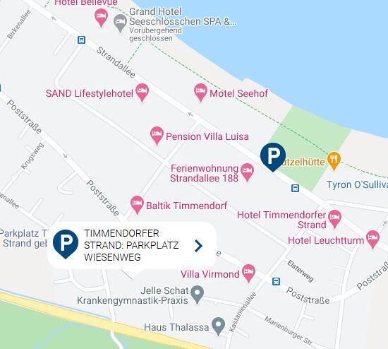 Timmendorfer Strand_Parkplatz Wiesenweg